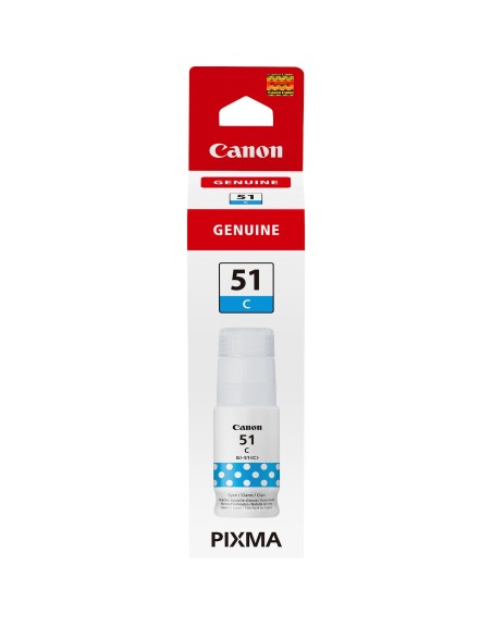Cartucho tinta canon cian gi - 51c 70ml 7700 paginas