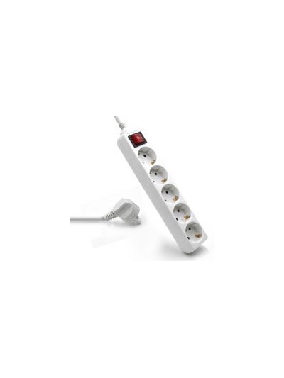 Regleta ewent 5 tomas shucko 16a interruptor