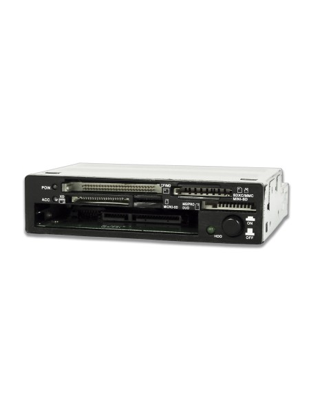Lector tarjetas memoria y hdd ssd sata coolbox cr450 interno
