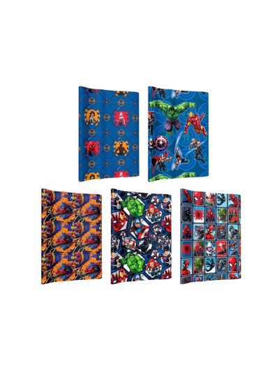 Papel de regalo basika marvel rollo ancho 70 cm longitud 2 mt diseños surtidos