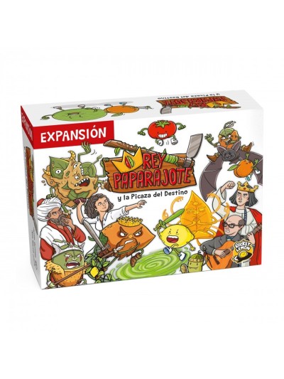 Juego de mesa rey paparajote y la picaza del destino (expansion) pegi 8