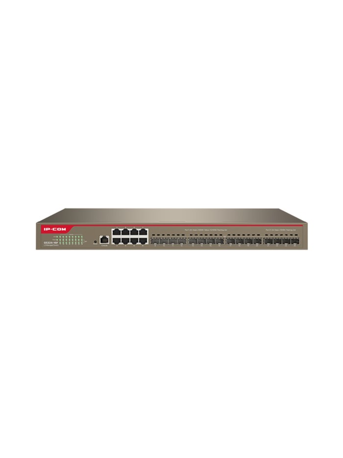 Switch ip - com g5324 - 16f 8 puertos gigabit ethernet 16 puertos sfp gestionable l3 Switch ip - com g5324 - 16f 8 puertos gigabit ethernet 16 puertos sfp gestionable l3