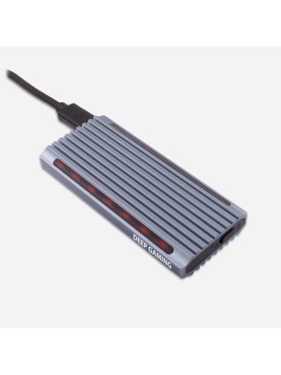 Mini carcasa disco ssd deep gaming dg - mcm - nvme1 nvme m.2 usb 3.1 gen 2 rgb