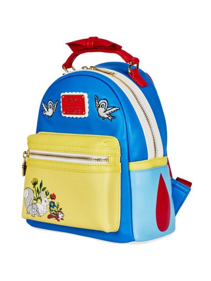 Mochila loungefly disney blancanieves cosplay bow handle mini backpack