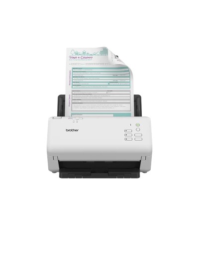Escaner sobremesa brother ads - 4300n - 80ppm - duplex automatico - usb 3.0 - usb 2.0 - adf 80 hojas