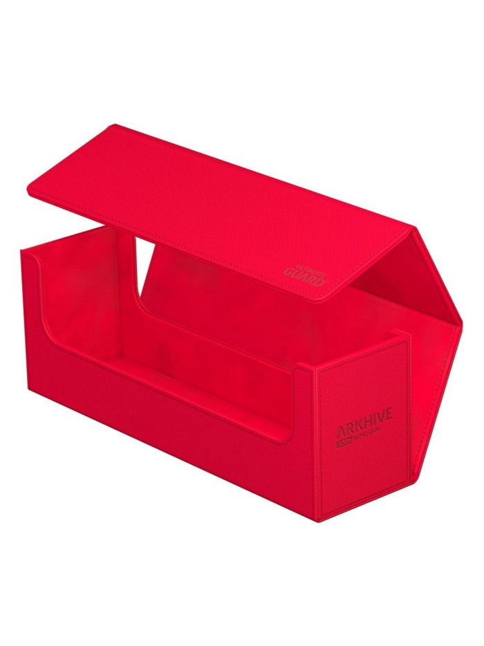 Caja de almacenamiento cartas ultimate guard arkhive 400+ xenoskin monocolor rojo Caja de almacenamiento cartas ultimate guard arkhive 400+ xenoskin monocolor rojo