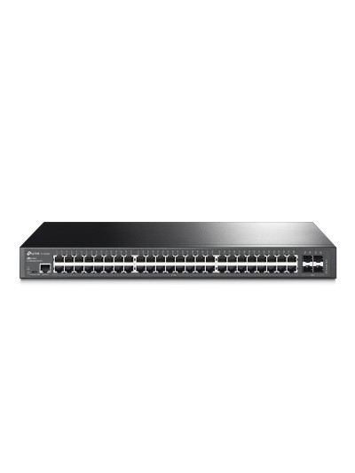 Switch 48 puertos tp - link 10 - 100 - 1000 rack 19 pulgadas 1u +4sfp gestion l2