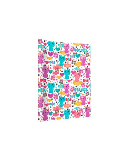 Papel de regalo basika infantil rollo ancho 1 m longitud 3 mt diseños surtidos