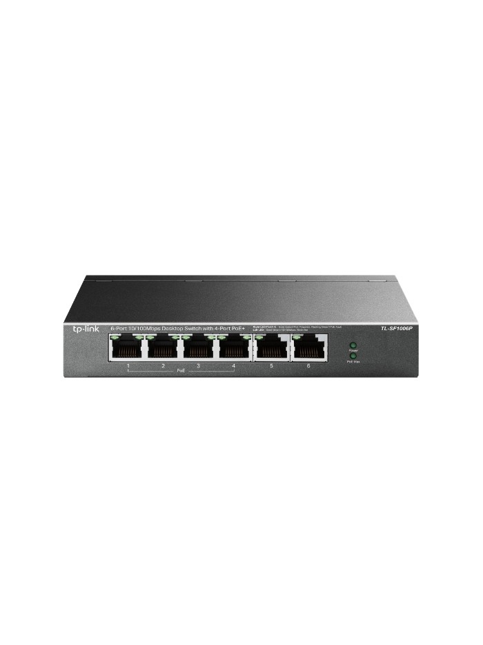 Switch 6 puertos tp - link tl - sf1006p 10 - 100 4 puertos poe+ Switch 6 puertos tp - link tl - sf1006p 10 - 100 4 puertos poe+