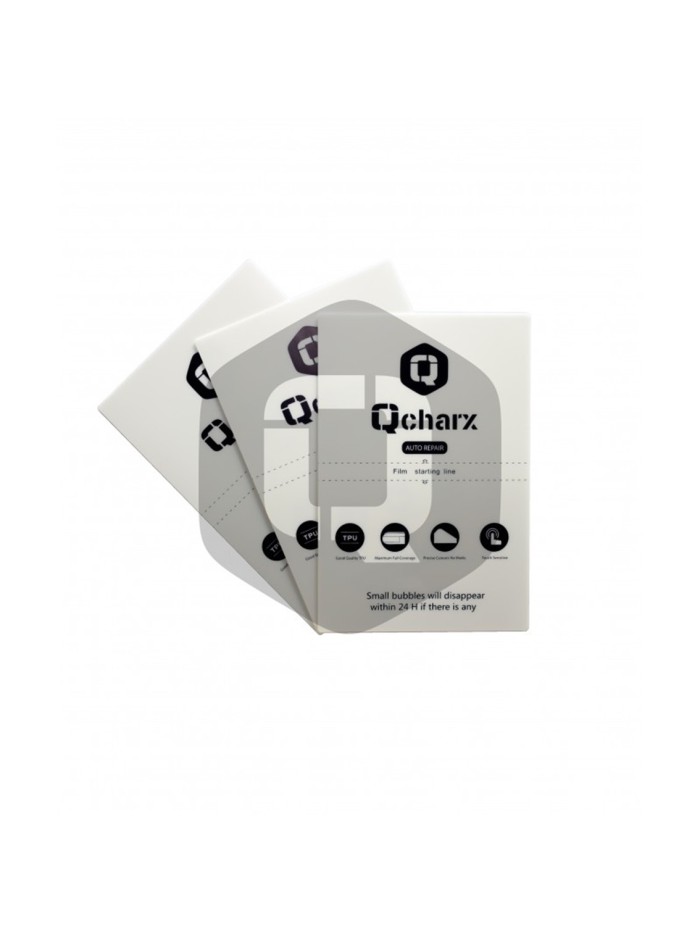 Laminas de proteccion frontales qcharx hidrogel autoreparación qx1 10 unidades Laminas de proteccion frontales qcharx hidrogel autoreparación qx1 10 unidades