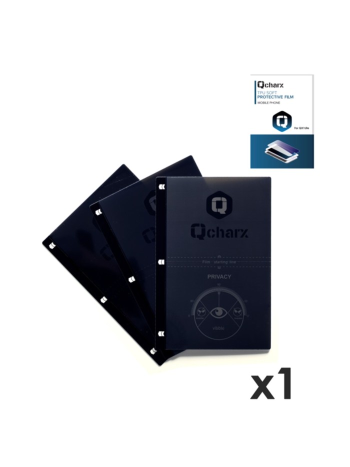Laminas de proteccion frontales qcharx hidrogel privacidad qx1 1 unidad Laminas de proteccion frontales qcharx hidrogel privacidad qx1 1 unidad