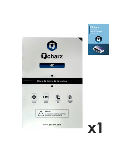 Laminas de proteccion frontales para tablet qcharx hidrogel hd qx1 1 unidad