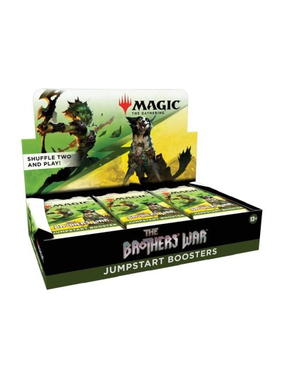 Caja de cartas wizards of the coast magic the gathering theme booster brothers war 18 unidades inglés