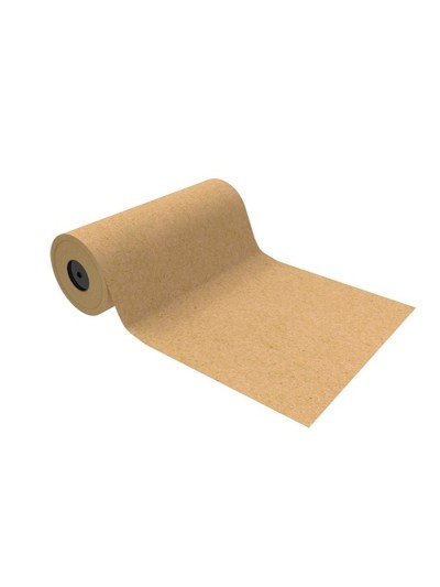 Papel de regalo basika kraft liso natural ancho 31 cm longitud 80 m