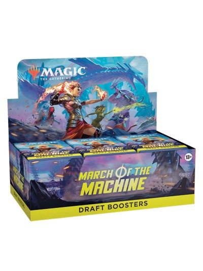 Caja de cartas wizards of the coast magic the gathering draft booster march of the machine 36 unidades inglés