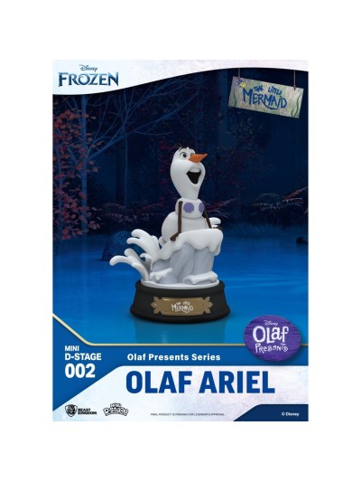 Figura beast kingdom minidstage disney olaf presenta olaf