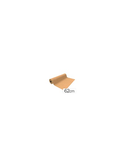 Papel de regalo basika kraft liso ancho 62 cm longitud 80 m