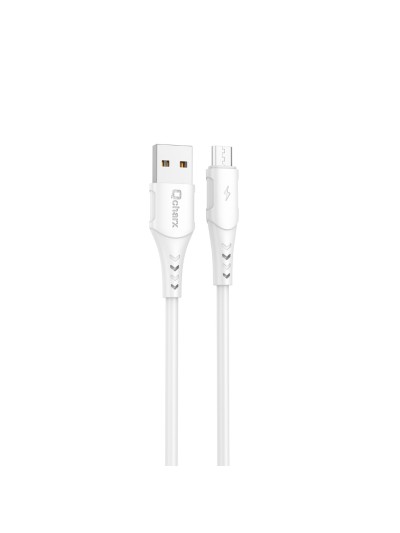 Cable qcharx lisbon usb a lightning 3a - 1 m - pvc blanco