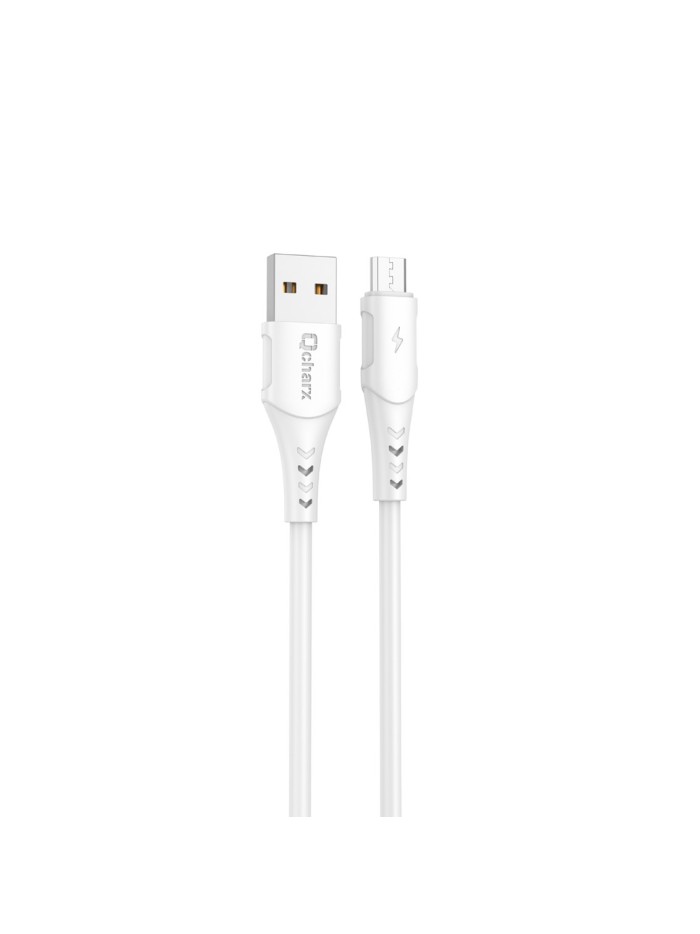 Cable qcharx lisbon usb a lightning 3a - 1 m - pvc blanco Cable qcharx lisbon usb a lightning 3a - 1 m - pvc blanco