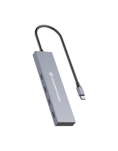 Hub usb tipo c conceptronic hubbies14g 4 x usb tipo c
