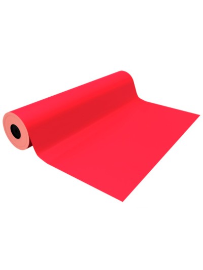 Papel de regalo basika metalizado rojo bobina ancho 62 cm longitud 80 m