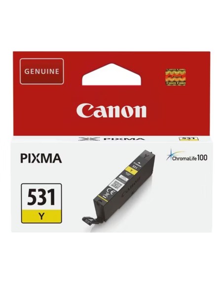Cartucho tinta canon cli - 531y amarillo
