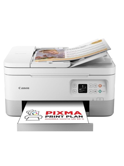 Multifuncion canon pixma ts7451i inyeccion color wifi - duplex impresion - blanca ppp