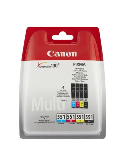 Multipack canon cli - 551 c - m - y - bk