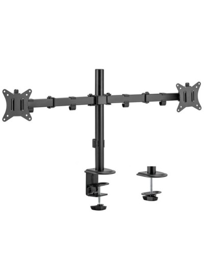 Soporte mesa equip vesa hasta 32 pulgadas 100x100 max 9kg doble pantalla