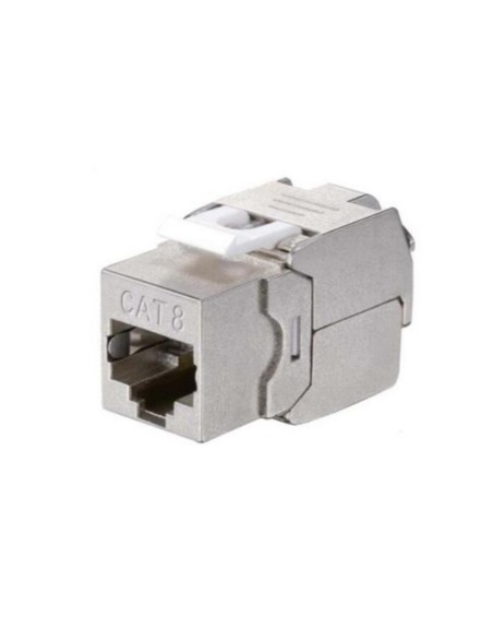 Kit 8 uds equip conector hembra rj45 ftp cat 8.1 panel keystone