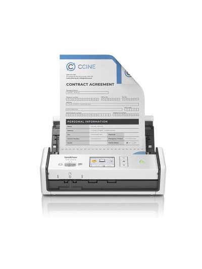Escaner sobremesa brother ads1800w - 30ppm - duplex automatico - usb 2.0 - usb tipo c - wifi - adf 20 hojas