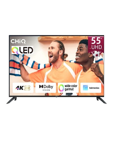 Tv chiq 55 pulgadas qled u55qg7v 4k uhd android tv hdmi usb smart tv