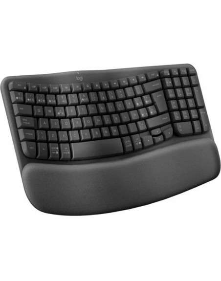 Teclado logitech wave keys bluetooth negro