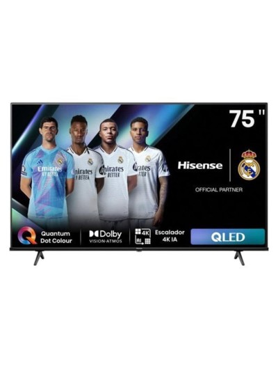 Tv hisense 75 pulgadas qled 4k uhd - 75e7nq - smart tv