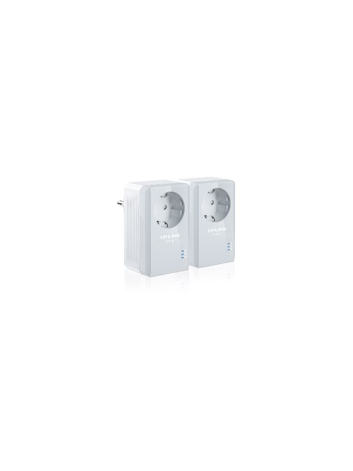 Pack x2 adaptadores de red linea electrica 500mbps powerline con enchufe tp - link Pack x2 adaptadores de red linea electrica 500mbps powerline con enchufe tp - link