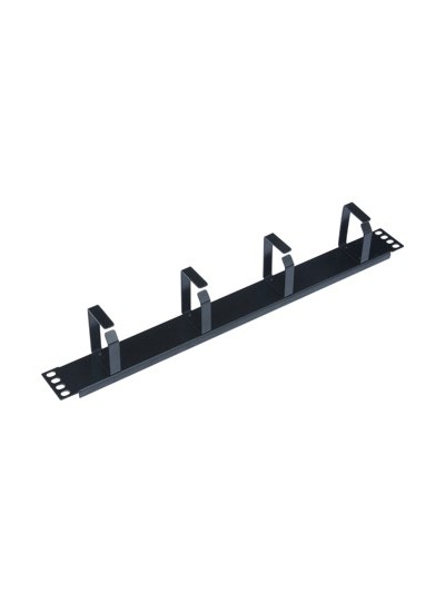 Panel pasa cables wp 1u - metalico - negro