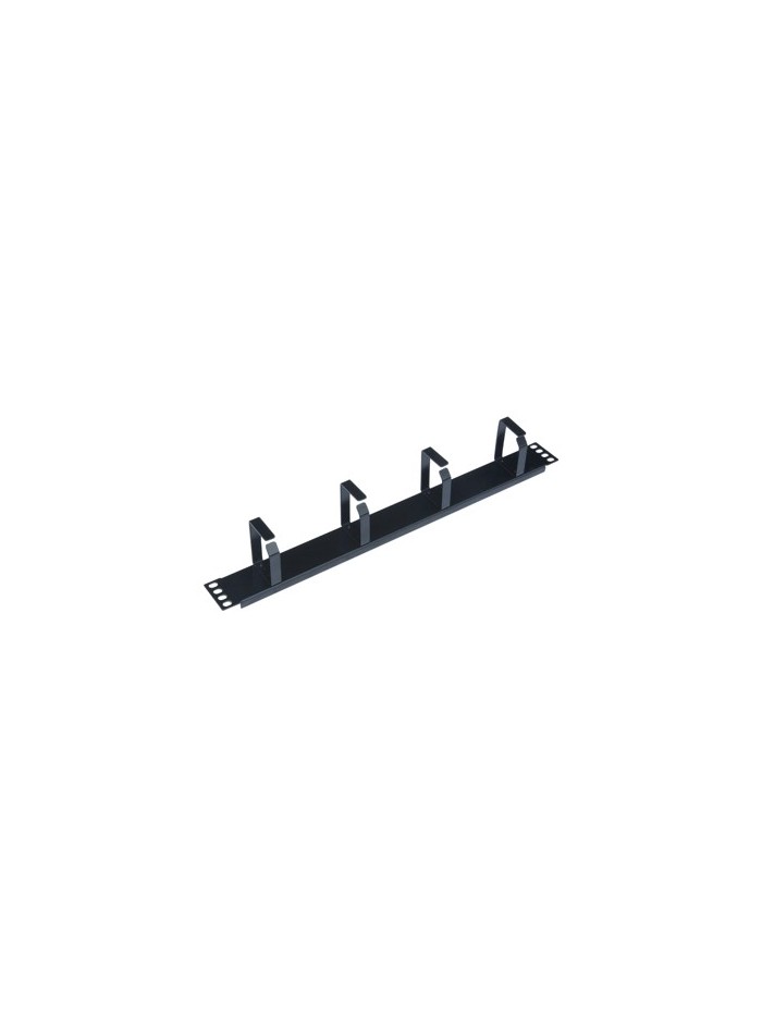 Panel pasa cables wp 1u - metalico - negro Panel pasa cables wp 1u - metalico - negro