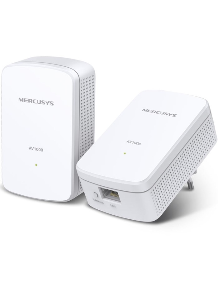 Kit 2 powerline mercusys mp500 kit av1000 gigabit - pack 2 unidades Kit 2 powerline mercusys mp500 kit av1000 gigabit - pack 2 unidades