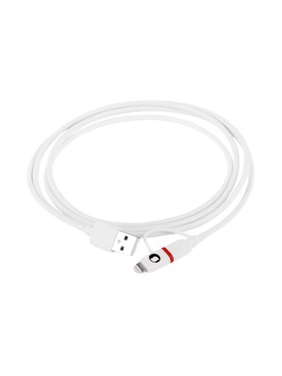 Cable silver ht micro usb combo - lightning macho - macho - 1.5m - blamco