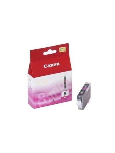 Cartucho tinta canon cli8 magenta pixma 8ml 4200 - 5200 - 6600 - mp500 - 800