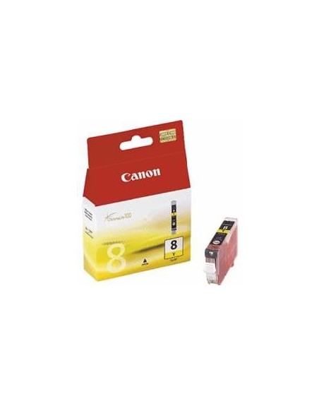 Cartucho tinta canon cli8 amarillo 8ml pixma 4200 - 5200 - 6600 - mp500 - 800