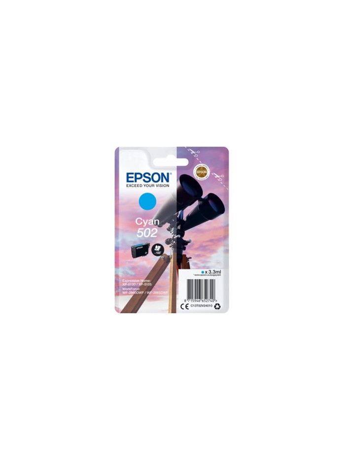 Cartucho tinta epson t02v240 502 cian ink Cartucho tinta epson t02v240 502 cian ink