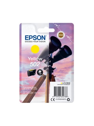 Cartucho tinta epson t02v440 502 amarillo ink