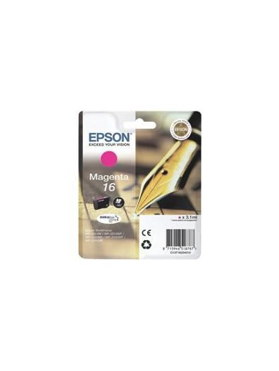 Cartucho tinta epson t162340 magenta wf - 2010 - 2510 - 2520 - 2530 - 2540 - pluma