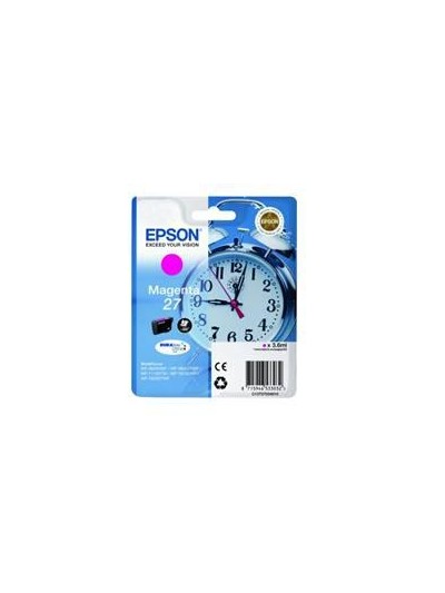 Cartucho tinta epson t270340 magenta wf3000 - wf7000 - despertador