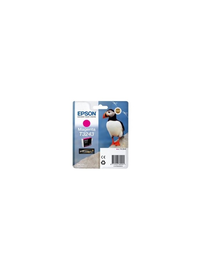 Cartucho tinta epson c13t32434010 magenta ultrachrome hi - gloss2 Cartucho tinta epson c13t32434010 magenta ultrachrome hi - gloss2
