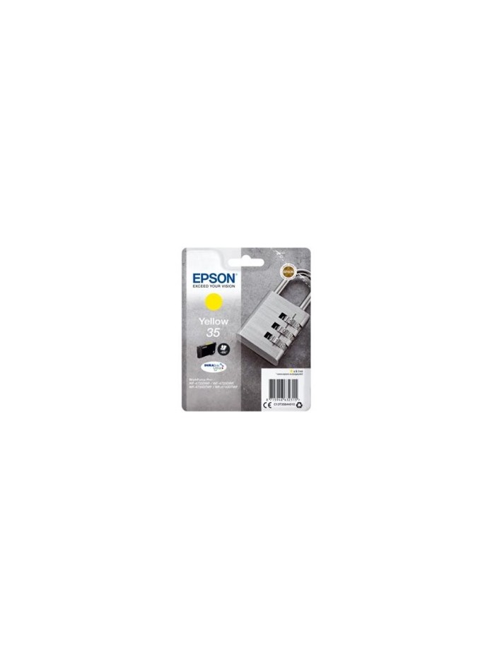 Cartucho tinta epson c13t35844010 amarillo durabrite ultra ink 35 - 650 paginas - candado Cartucho tinta epson c13t35844010 amarillo durabrite ultra ink 35 - 650 paginas - candado