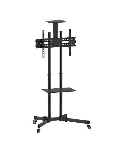 Soporte de suelo con ruedas equip para pantalla de 37 pulgadas - 70 pulgadas - fijo max vesa 600x400 - hasta 50kg