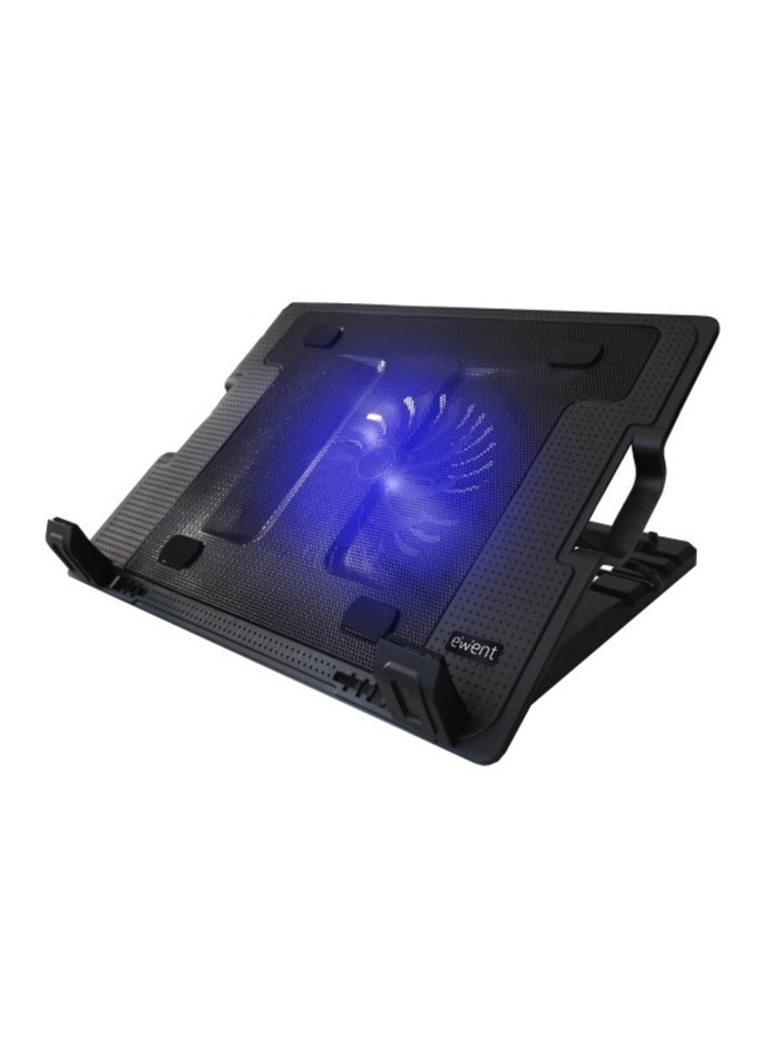 Soporte - base refrigeracion para ordenador portatil ewent ew1258 - 1 ventilador - 2 usb - hasta 17 pulgadas Soporte - base refrigeracion para ordenador portatil ewent ew1258 - 1 ventilador - 2 usb - hasta 17 pulgadas