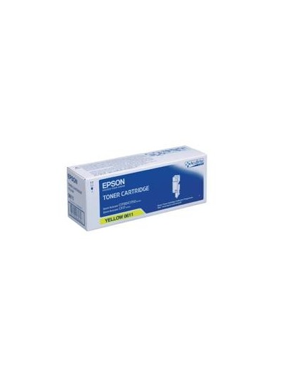 Toner tinta epson s050611 amarillo para aculaser 1400 páginas
